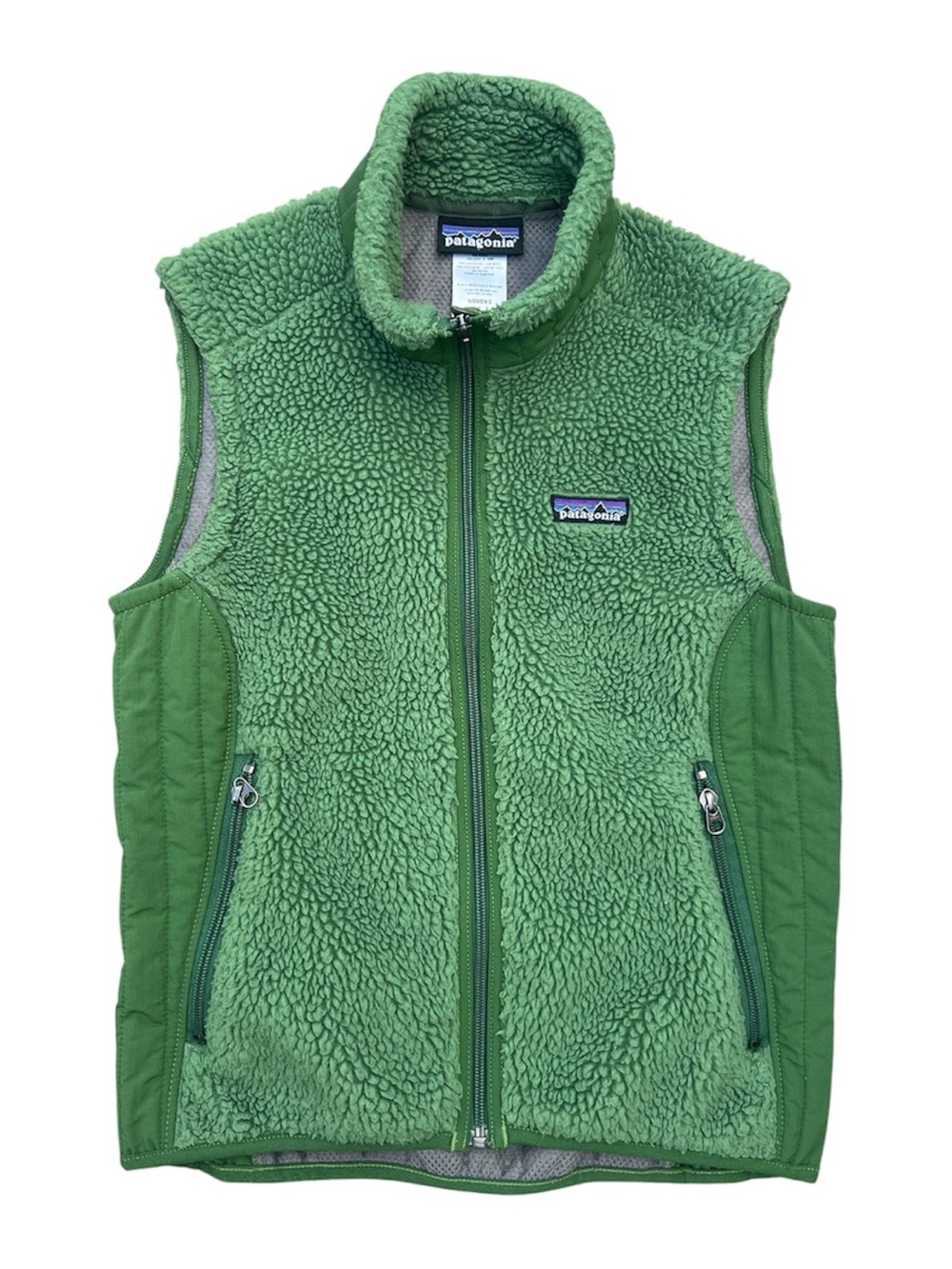 Patagonia Retro-X Green Sherpa Fleece Vest